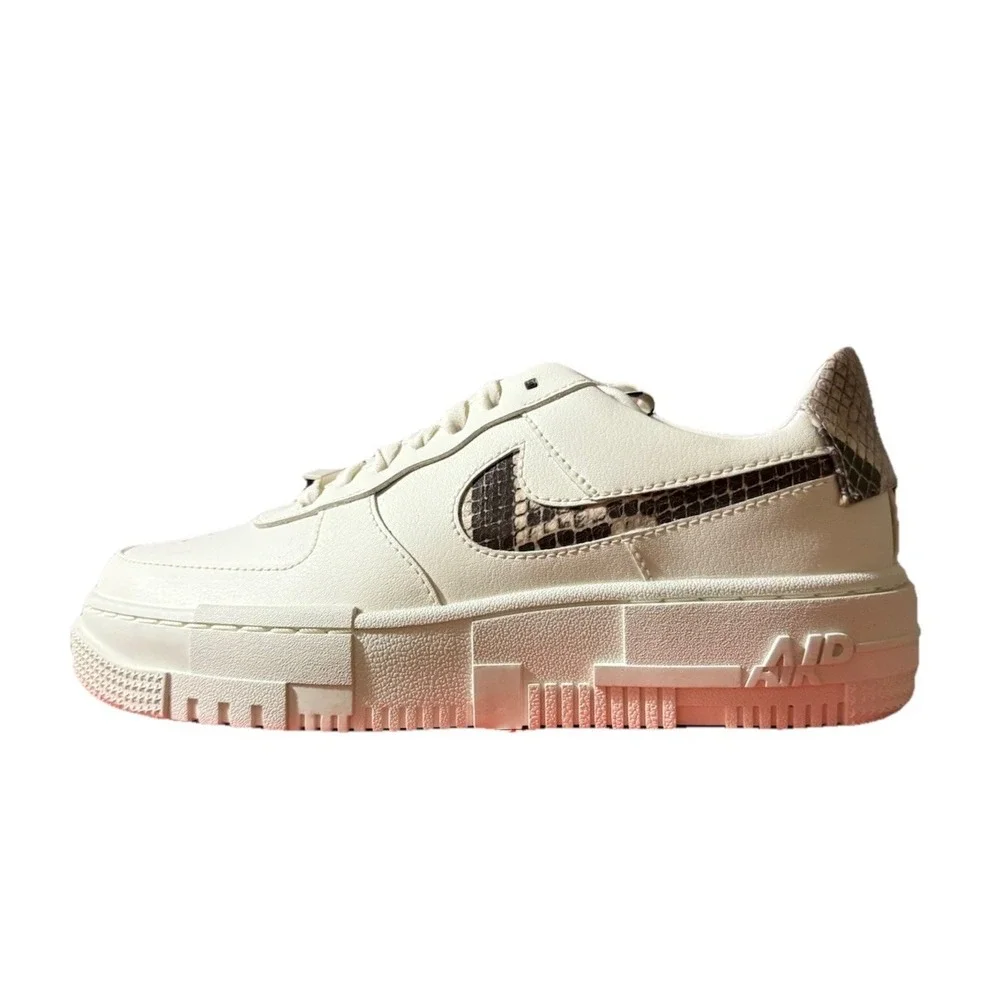 Nike Air Force 1 Low Pixel SE Sail Desert Sand | CV8481-101 Women Size 6.5